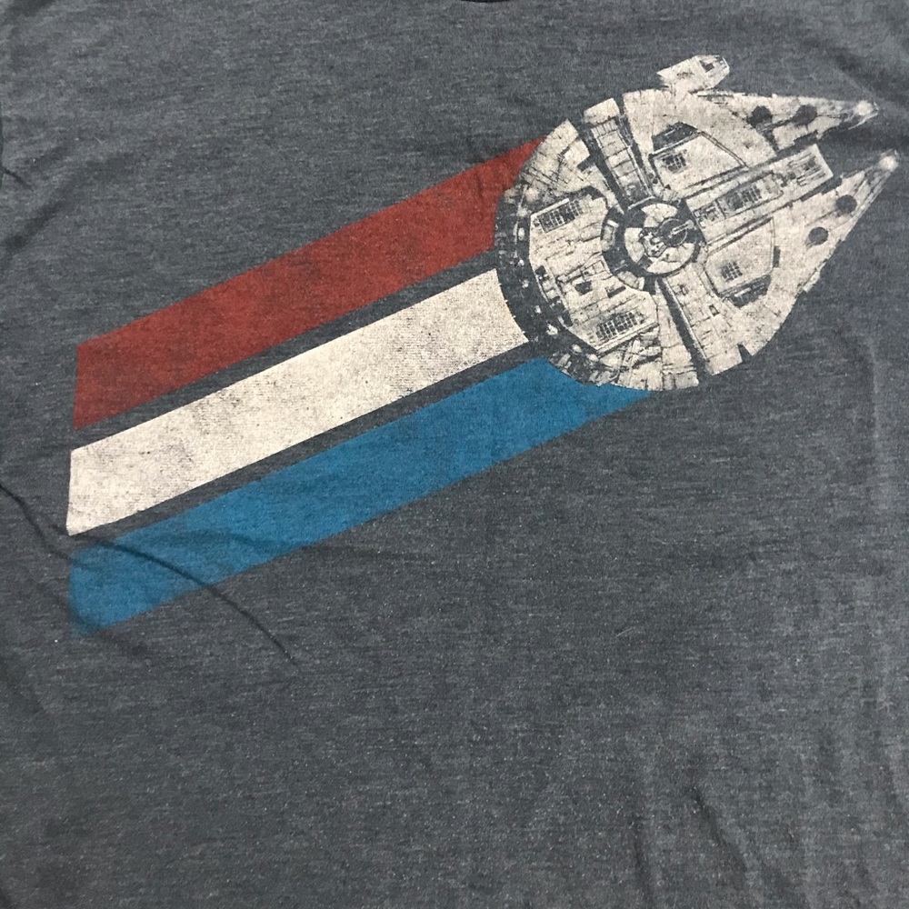 Star Wars Millennium Falcon Retro Striped Shirt - Picture 2 of 4